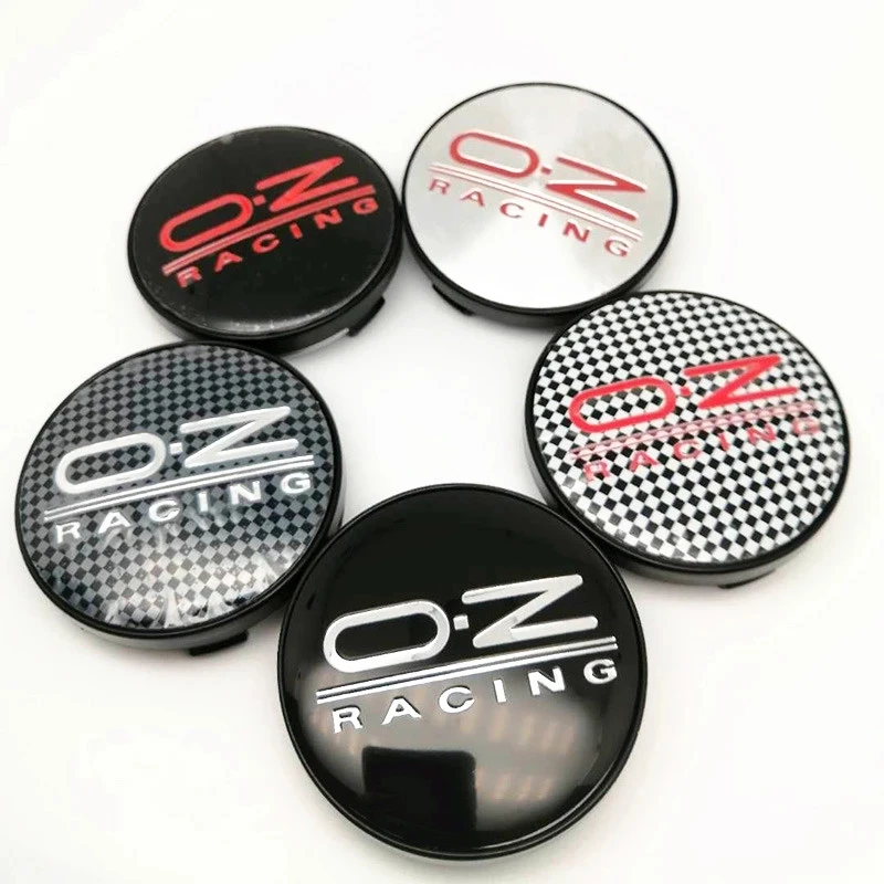 

4pcs 60mm center caps for OZ racing GM styling hubcap emblem 56mm Chorme badge