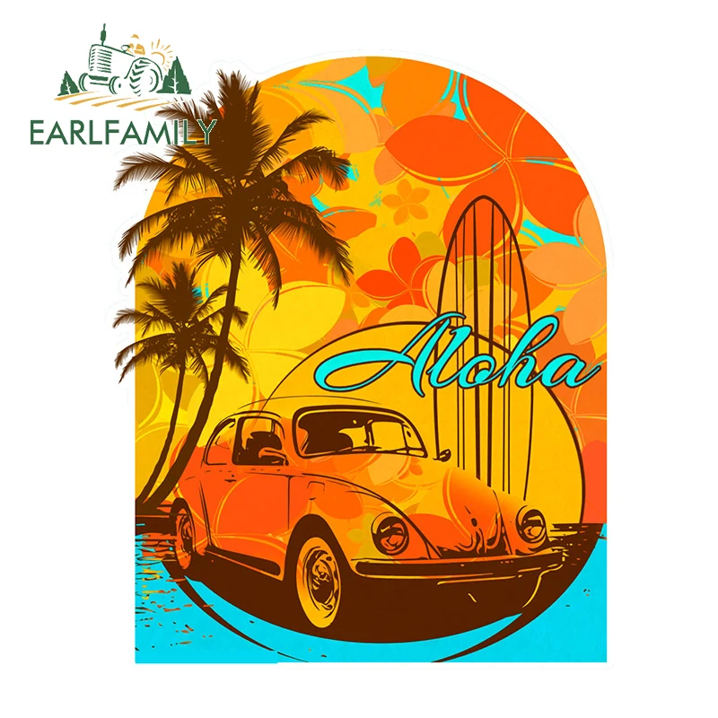 

EARLFAMILY 13 см x 10,7 см для автомобиля Aloha
