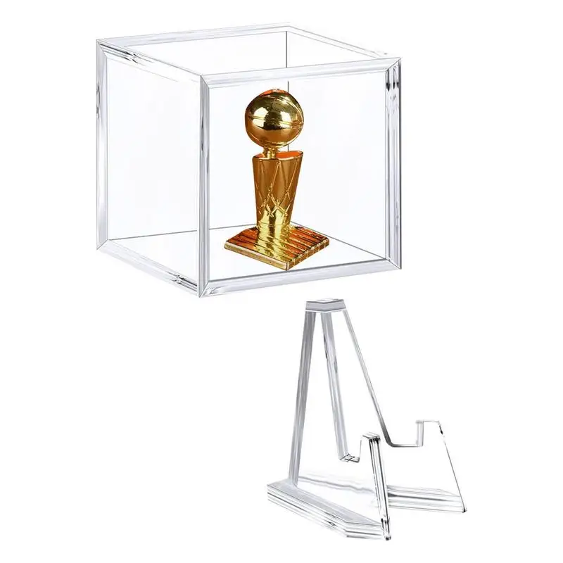 

Baseball Ring Display Case Clear Acrylic Baseball Ring Display Cases Waterproof UV Protection Transparent Ring Holder Box For