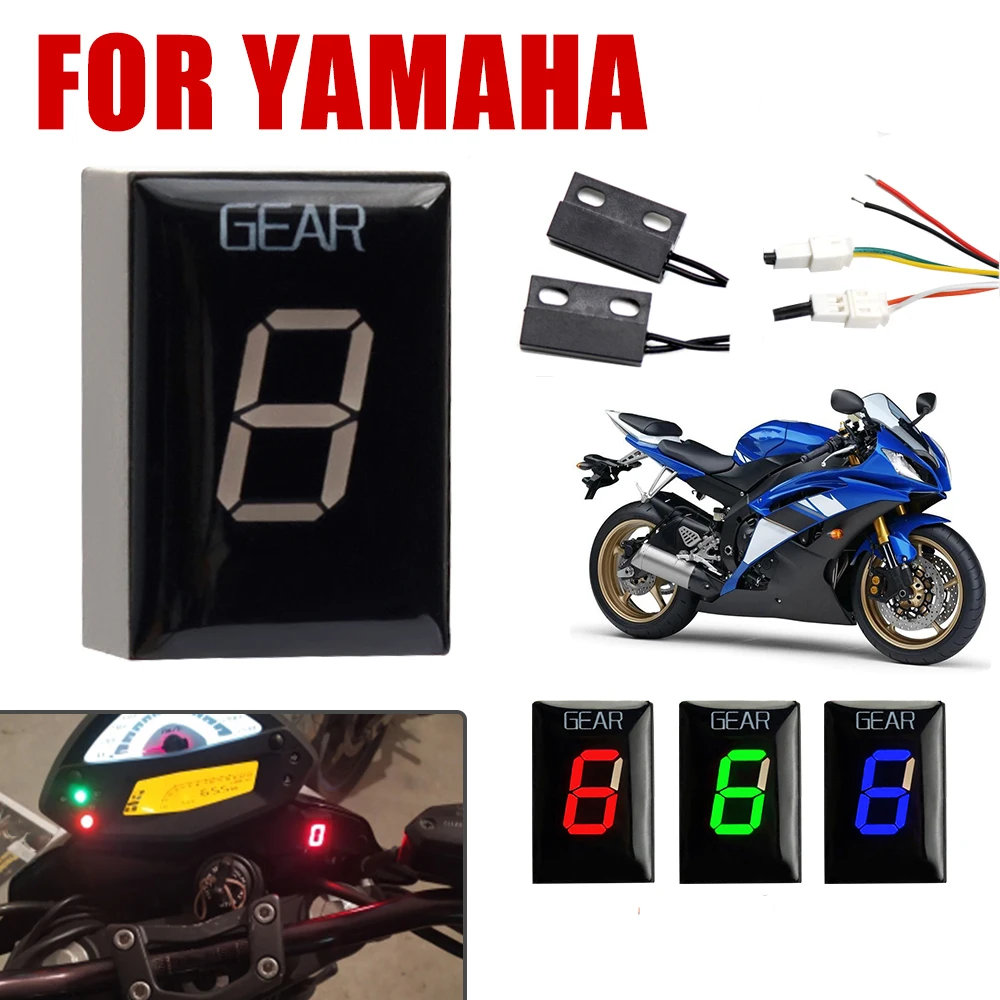 Фото Для Kawasaki ER6F ER6N Z750 Z1000 Z750 800E 1000 Z800E Ninja 250R подходит для всех мотоциклов, индикатор шестерни, измеритель №1