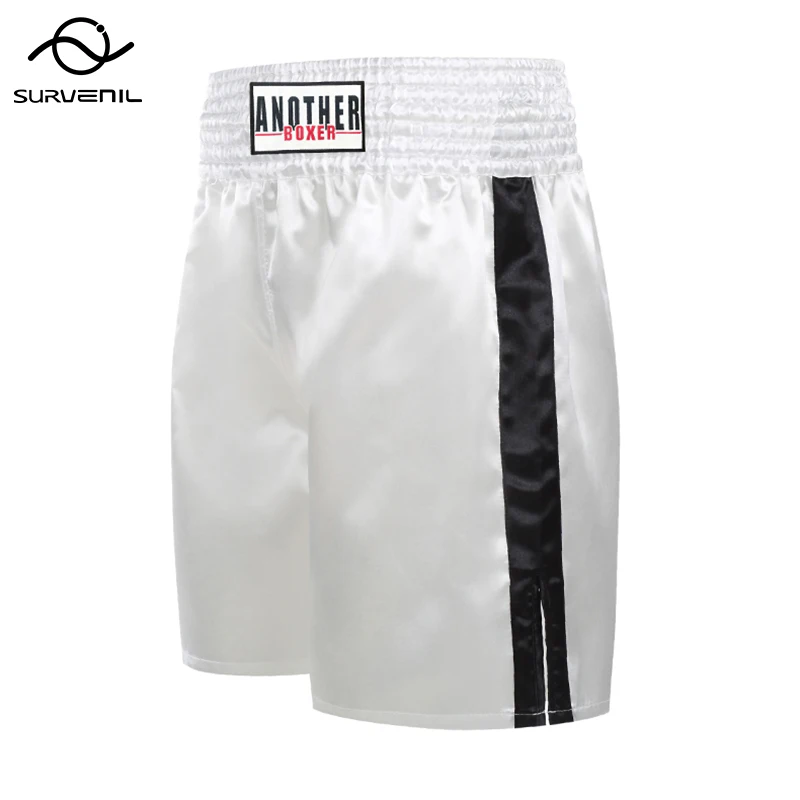 Thai Boxing Shorts Men Women Adult Kickboxing MMa Combat Trunks Muay Thai Training Competition Fight Grappling Crossfit Pants