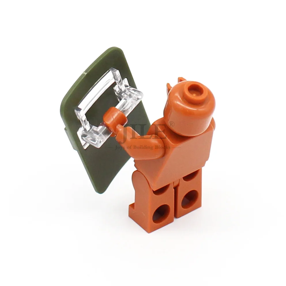 10pcs MOC SWAT Military Police Soldier War Weapon Riot Shield DIY Building Blocks Bricks Compatible with Figures Accessories - купить по
