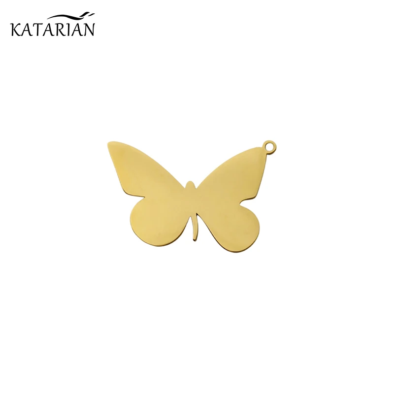 

5pcs Stainless Steel Butterfly Pendant Women Party Jewelry Gift Accessories