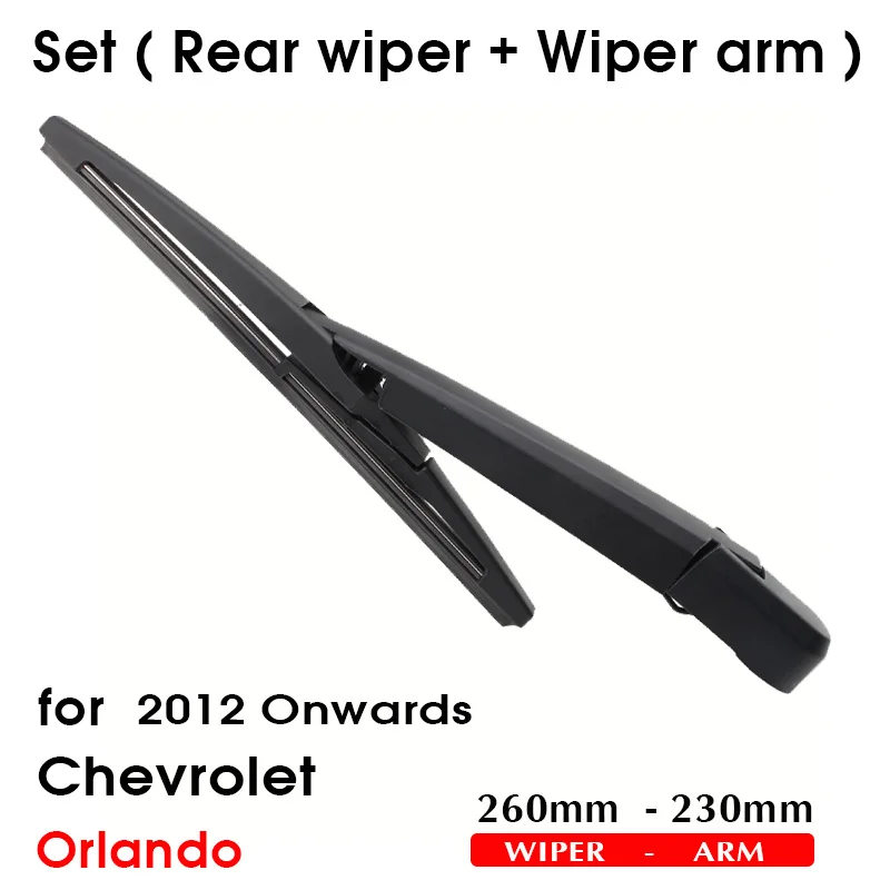 

Автомобильные стеклоочистители заднего стекла Лобовое стекло стеклоочистители для Chevrolet Orlando хэтчбек 260 мм 2012 года автомобильные аксессуары