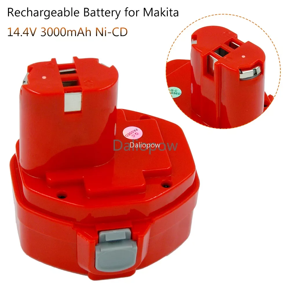 

14.4V 3.0Ah Replacement Battery for Makita 1433 1434 PA14 1422 1420 1435 194172-2 6233d 6337d 6333d 6933fd 6228d 6281D Tools