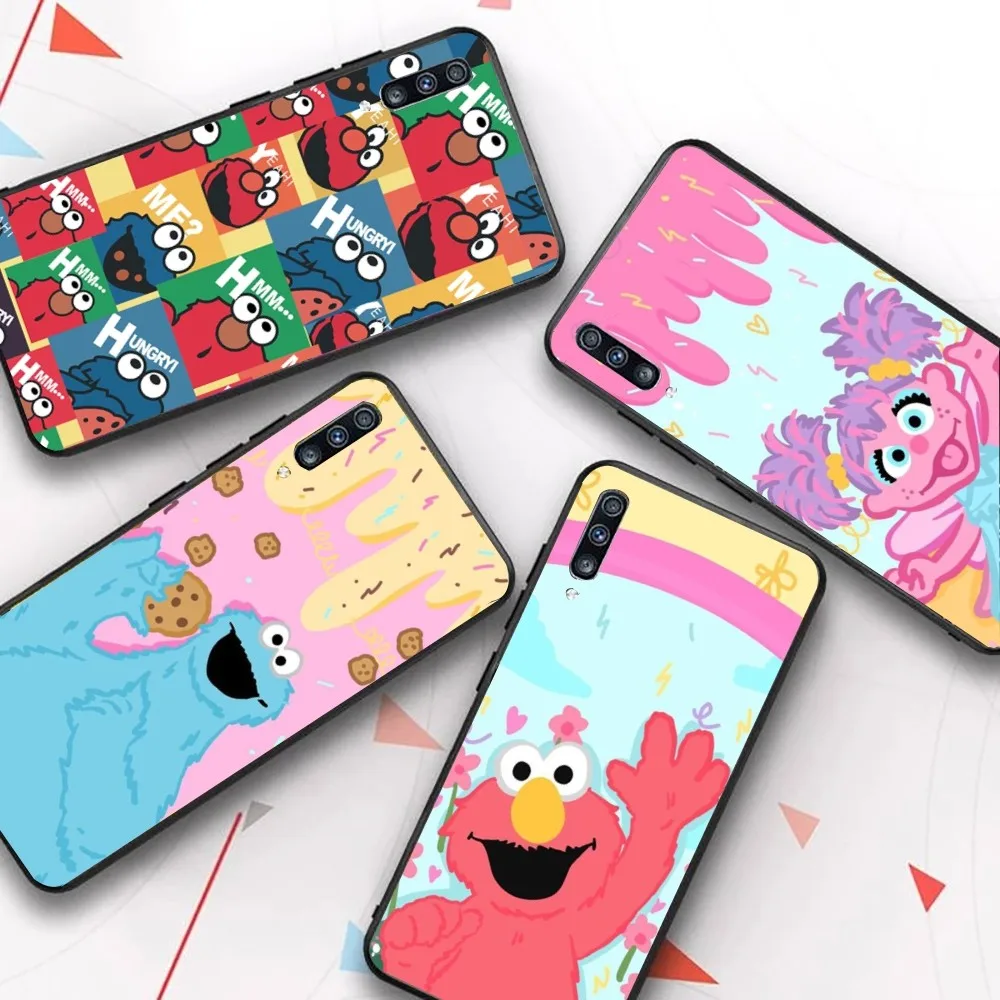 

INS Sesame Street Cookie Phone Case For Samsung A 10 11 12 13 20 21 22 30 31 32 40 51 52 53 70 71 72 73 91 13 shell