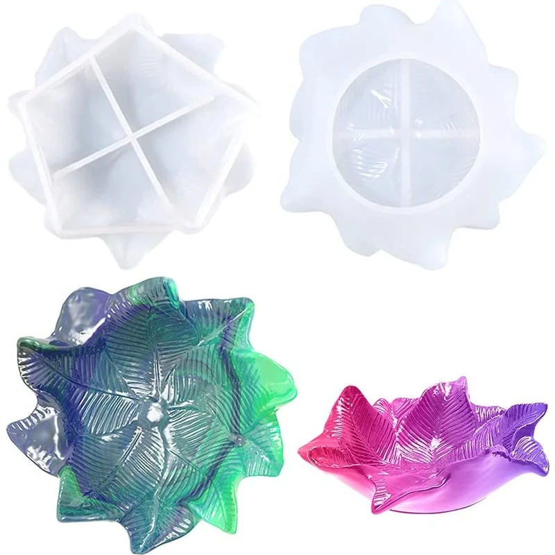 

Силиконовые формы для тарелок с фруктами из смолы, контейнер для украшений «сделай сам», держатель для конфет, мыльница, миска неправильной ...