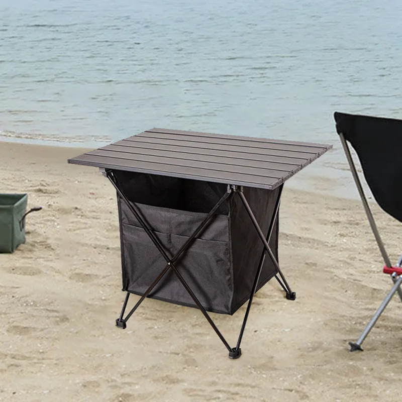 

Складной стол для пикника Многофункциональный портативный складной стол алюминиевый складной стол уличный складной стол со стулом