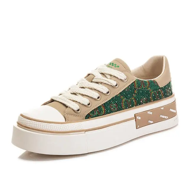 

PU Leather High Sole Sport Shoes Women Sneakers for Women 2022 New Women's Sports Basketball Female Running Sneakers GMB-3148