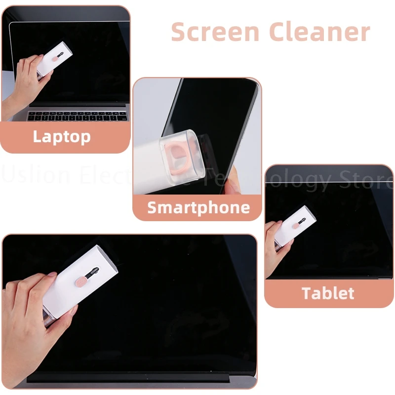 7-in-1 Computer Keyboard Cleaner Brush Kit Bluetooth Earphone Cleaning Pen For Airpods 3 Pro Headset Cleaning Tool Keycap Puller