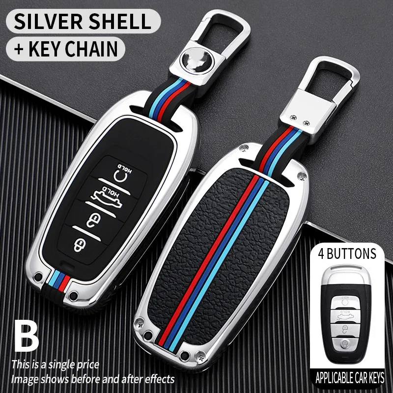 

Key Cover Key Chain Key Case for Red Banner H5 key bag H7 Accessories Car-Styling Holder Shell Keychain Protection