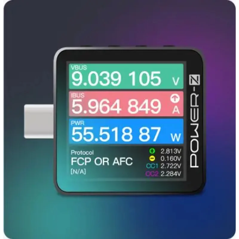 ChargerLAB POWER-Z USB PD3.1 протокол 48В диапазон Dual Type-C тестер KM003C