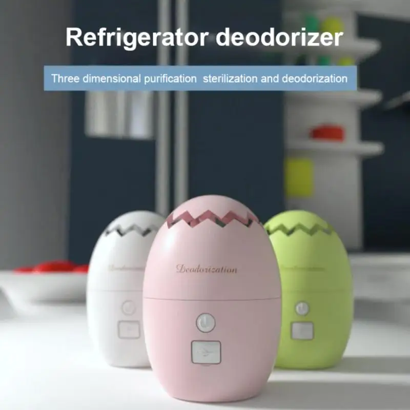 

New Ozone Refrigerator Deodorizer USB Home Kitchen Air Purifier Car Closet Freezer Fridge Wardrobe Shoe Cabinet Odor Eliminator