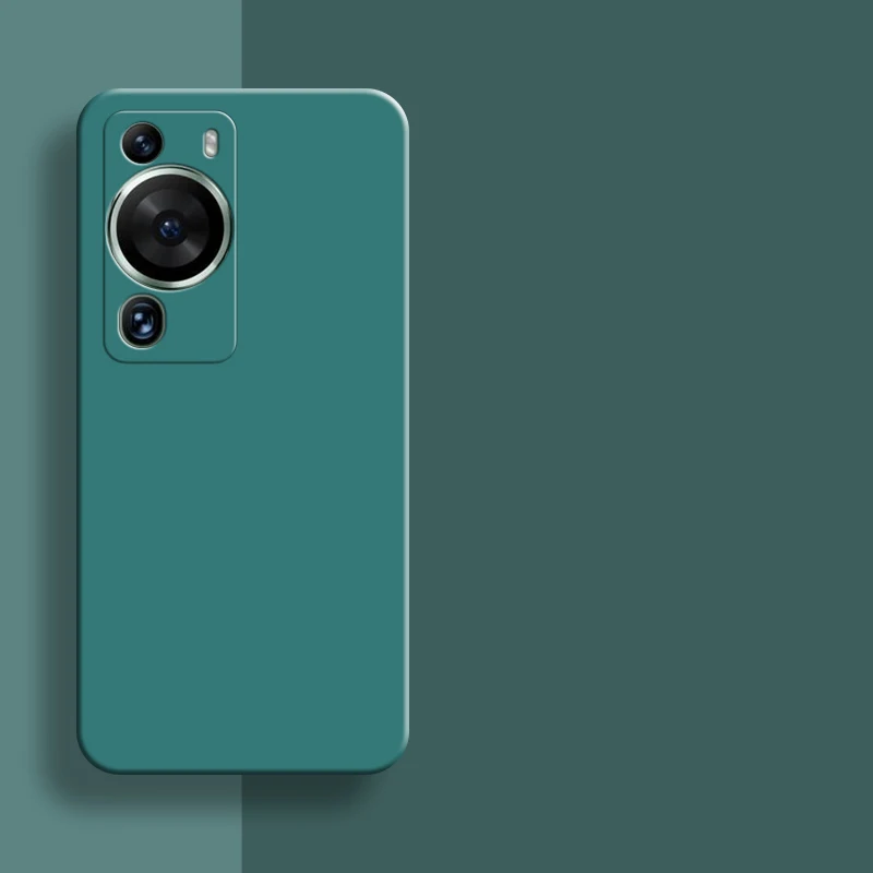 For Huawei P60 Pro Case 6.67 Inch Original Liquid Silicone Rubber Shockproof Bumper Huawei P60 Art P60 Pro Cover For P60 Pro 4G
