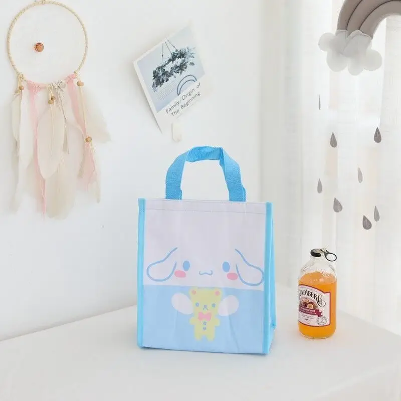 backpacks for kids Girl Heart Cartoon Cute Hand Carry Heat Preservation Bag Lunch Box Bag Lunch Bag Ice Pack Tuition Bag  girl