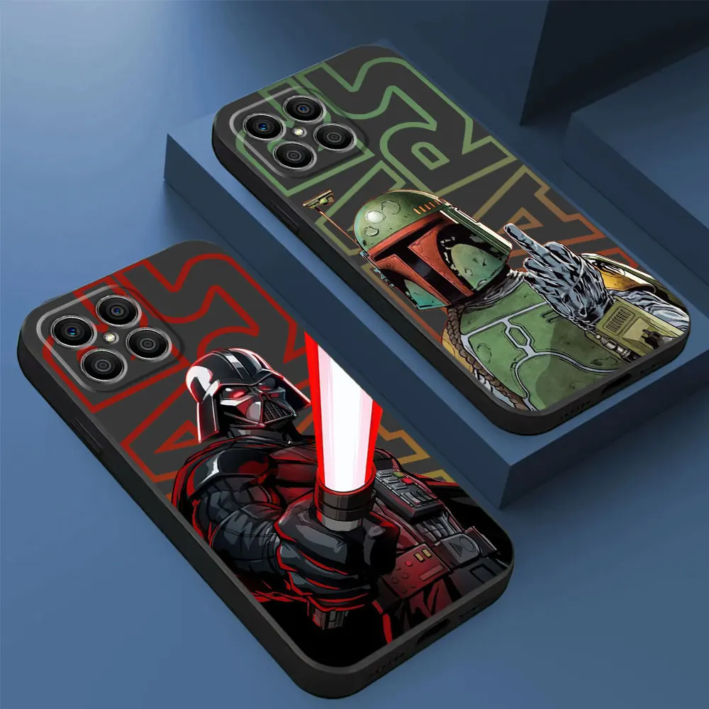 Чехол для телефона Star Mandalorians W-WarsS Honor X6 X6a X9a X8a 90 Pro 70 X8 Magic5 Lite 8X X7 черный мягкий