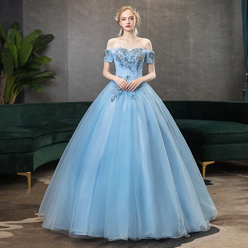 Customized Ball Gown Quinceanera Dresses Appliques Tulle Prom Birthday Party Gowns Formal Vestido De Noche robe soirée femme