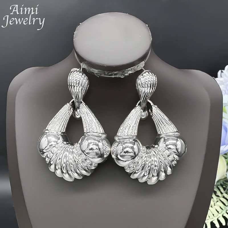 Марокканские серебряные серьги-кольца для женщин медные смелые винтажные