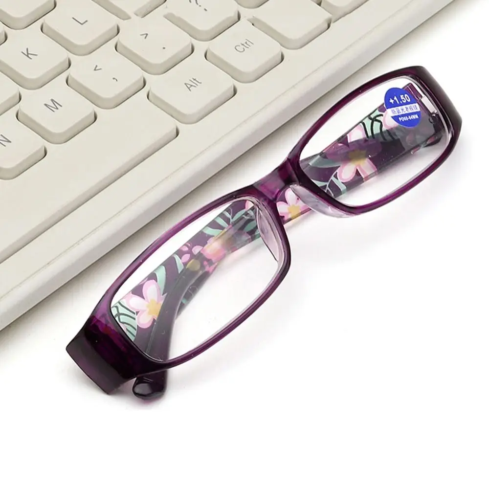 

Men Women Vintage Elegant Eye Protection Eyeglasses Ultra Light Frame Anti-Blue Light Reading Glasses