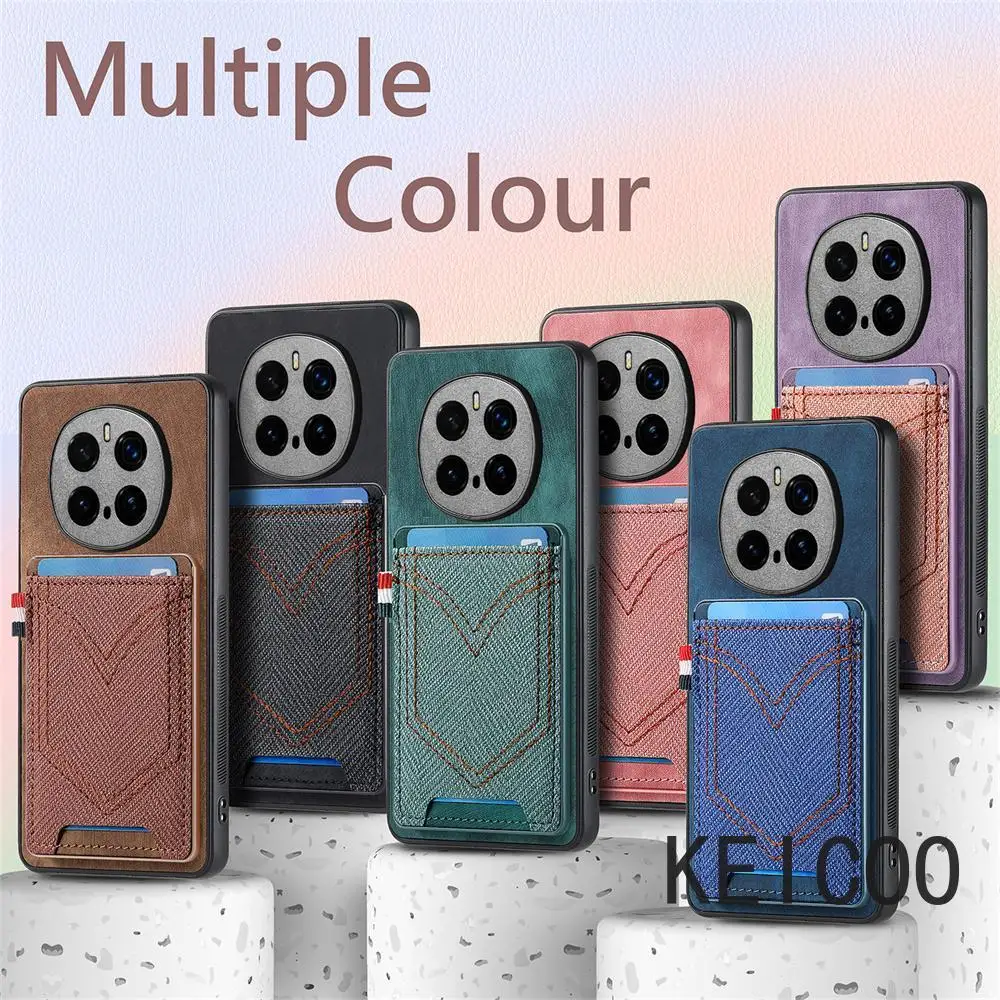 Красивый кожаный чехол для Huawei Pura 70 Honor Magic6 Magic7 Ultra Pro Plus с магнитным автомобильным