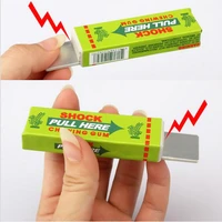 tricky funny safety trick joke shocker toy electric shock shocking pull head chewing gum gag novelty item toy for children