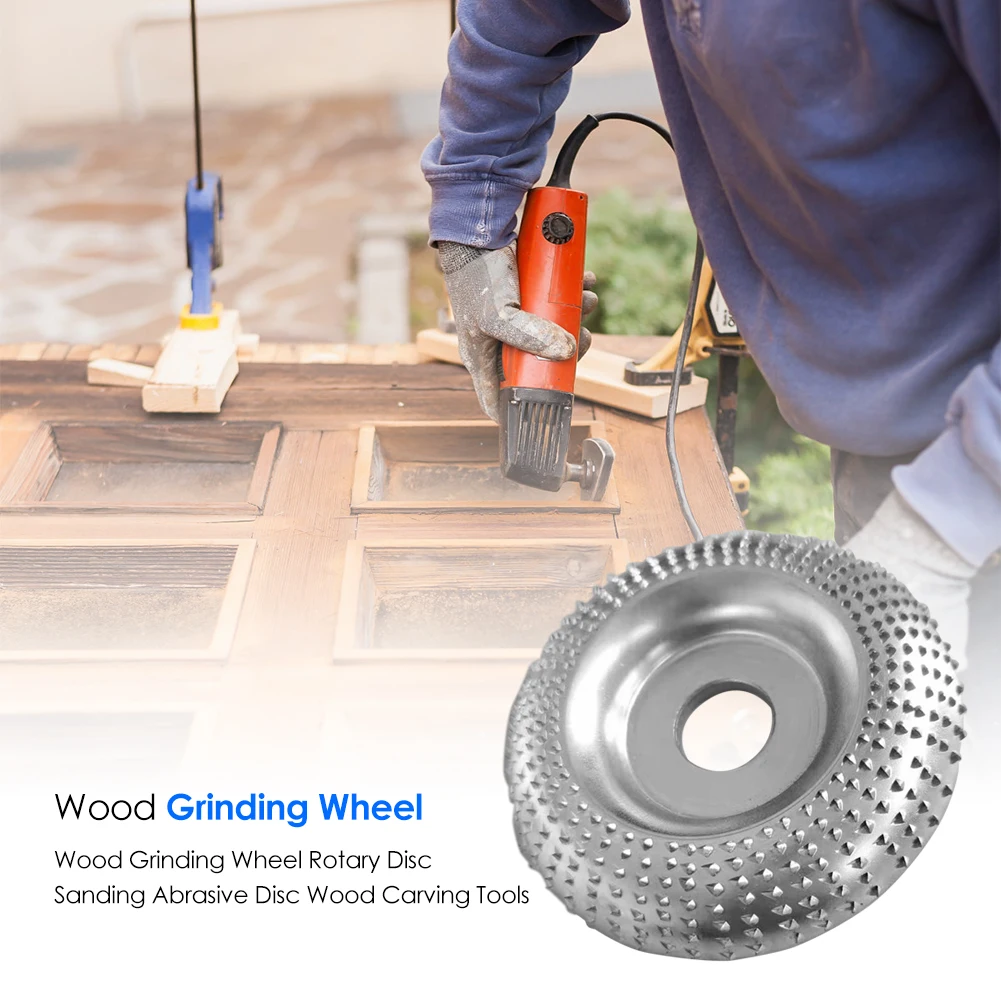 

Трехзубчатый вращающийся диск, шлифовальный полукруглый инструмент для резьбы по дереву, абразивный диск для угловой шлифовальной машины, ...