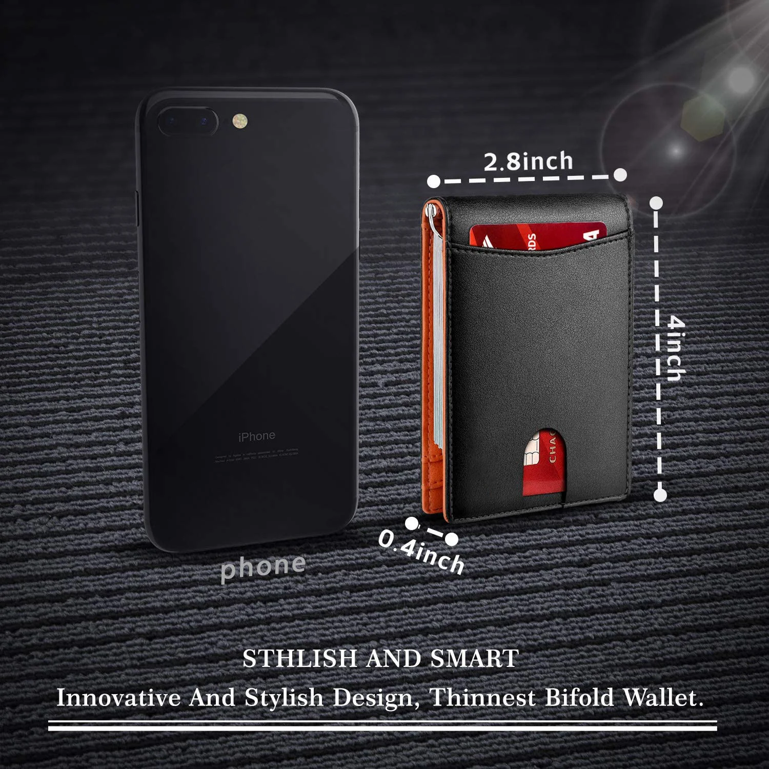 Cow Leather Card Sleeve Microfiber PU Card Bag RFID Anti-theft Brush Wallet Cardholder