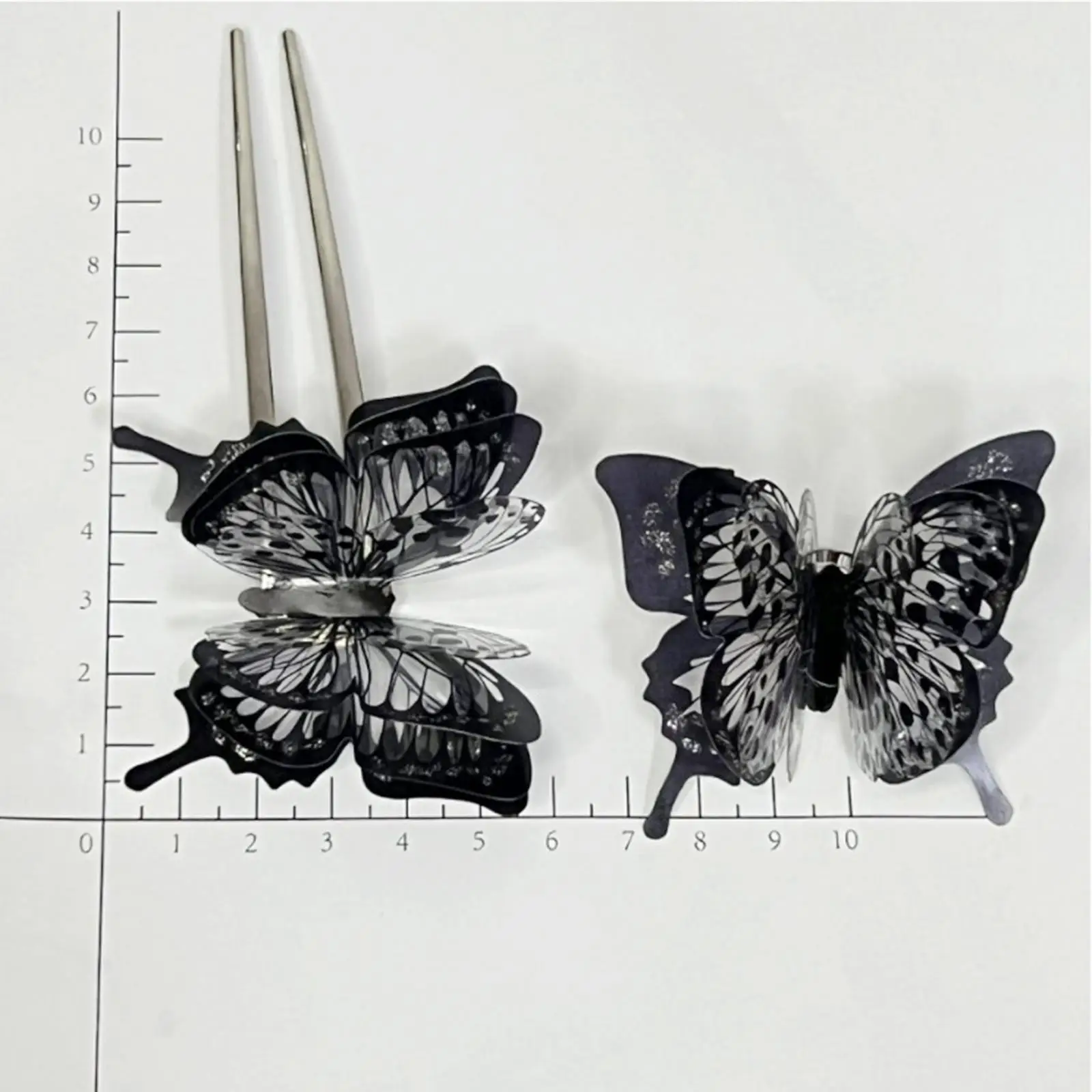 

Готический стиль шпилька металлические украшения для волос Черный Элегантный Модный зажим для волос зажим для Хэллоуина День рождения мод...