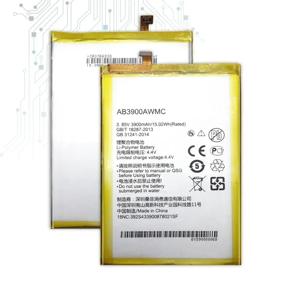 AB3900AWMC Сменный аккумулятор для мобильного телефона PHILIPS X818 Xenium CTX818 3900 мАч