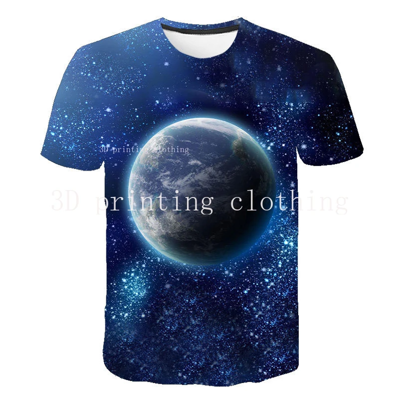 

Galaxy Tops Summer Universe Tshirt Boys Girls Kids 3D T Shirt Casual Men Women Children Printed T-shirt Fashion Streetwear