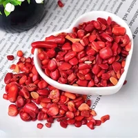 red coral natural gravel aromatherapy stone diffuser small particle coral gravel fish tank landscaping decorativestone wholesale