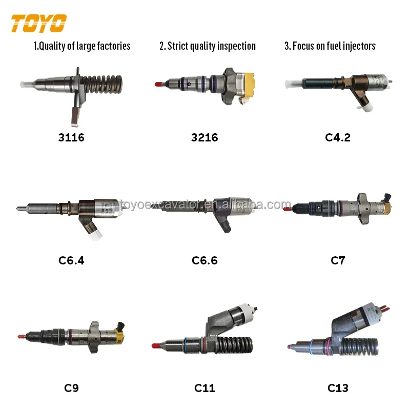 Японская Топливная форсунка cat c6.4 Форсунка двигателя c7 c9 10R7224 235-2888 0445110646
