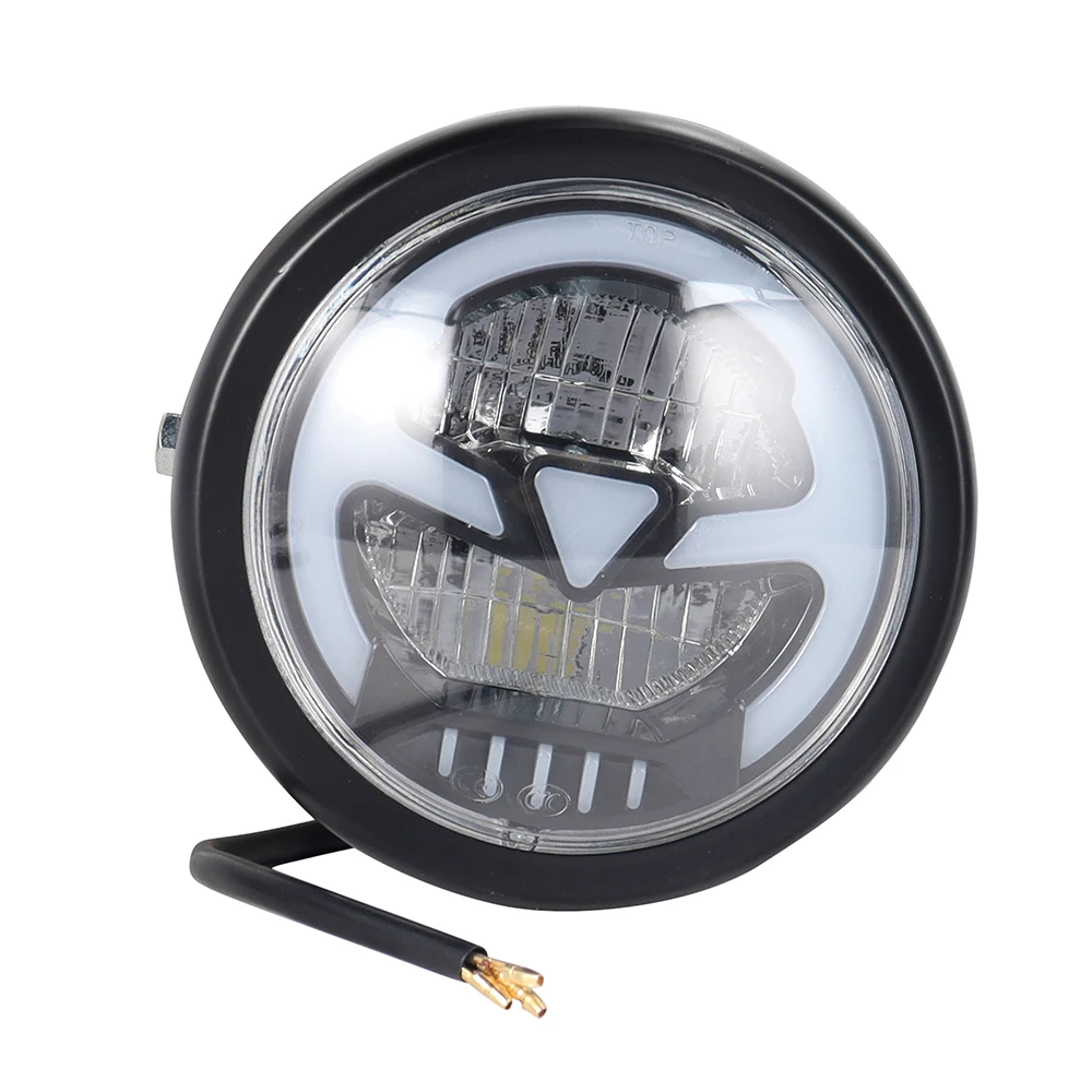 Винтажная мотоциклетная 6 5-дюймовая светодиодная фара дальнего и ближнего света