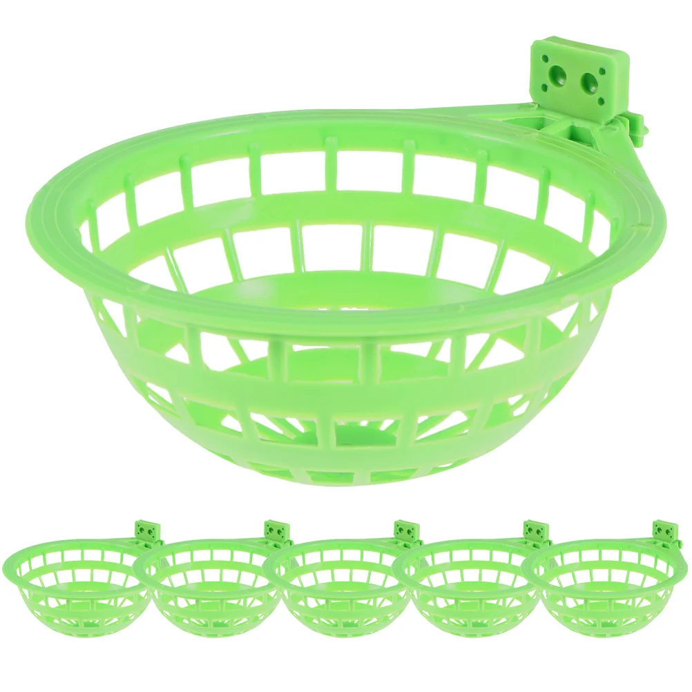 

6 Pcs The Bird's Nest Artificial Grass Mat Hatching Plastic Parrot Hideaway Shelter