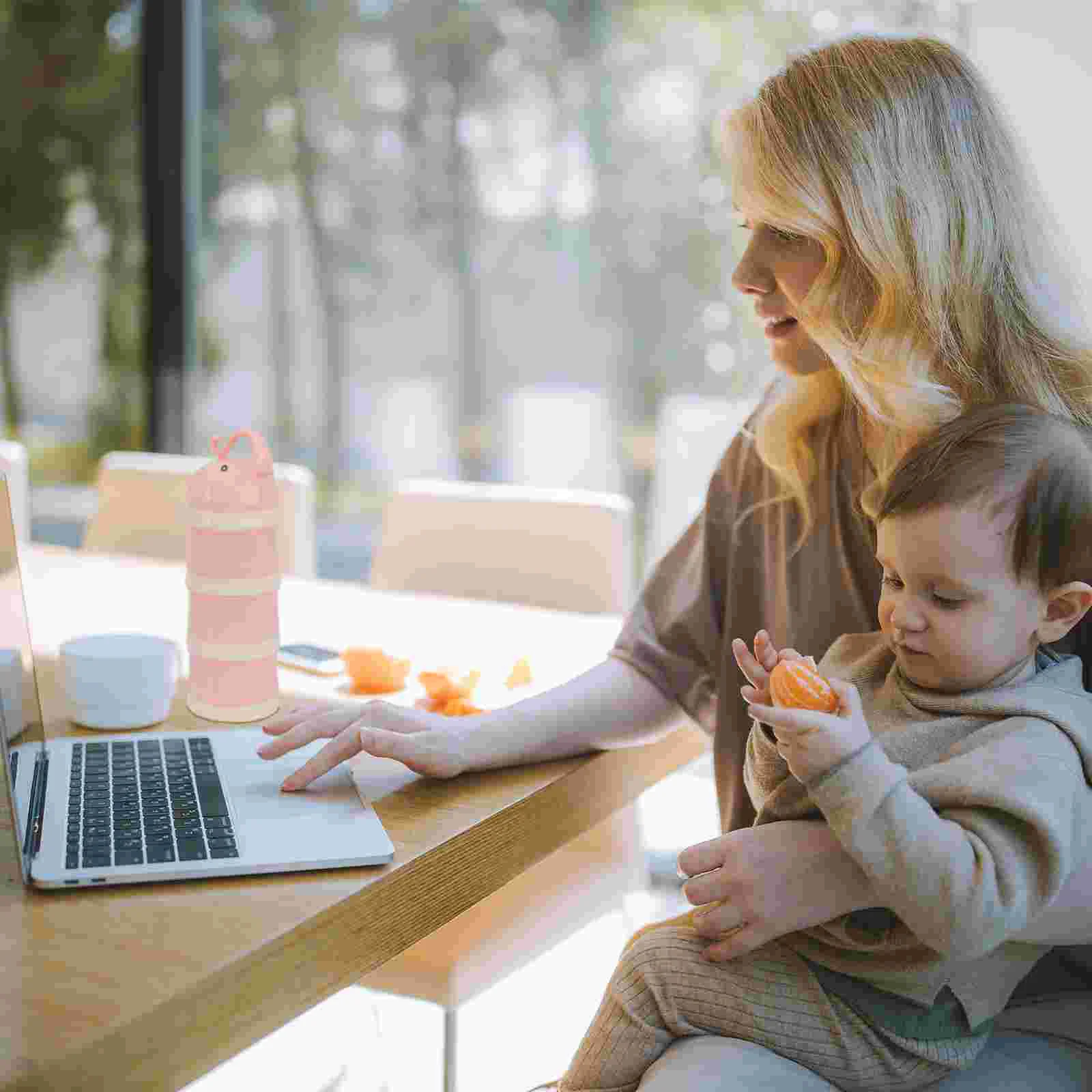 Коробка для детского сухого молока с рисунком слона 3-слойный портативный