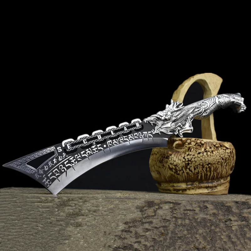 

Wood Chopper Knife 7Cr17MoV 8 Inch Sharp Big Bone Chop Hatchet Handmade Longquan Kitchen Long Knife Poultry Tools China Messer