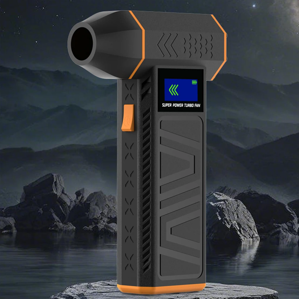 2 в 1 мини-цветной экран аккумулятор дисплей струйный вентилятор вакуумный