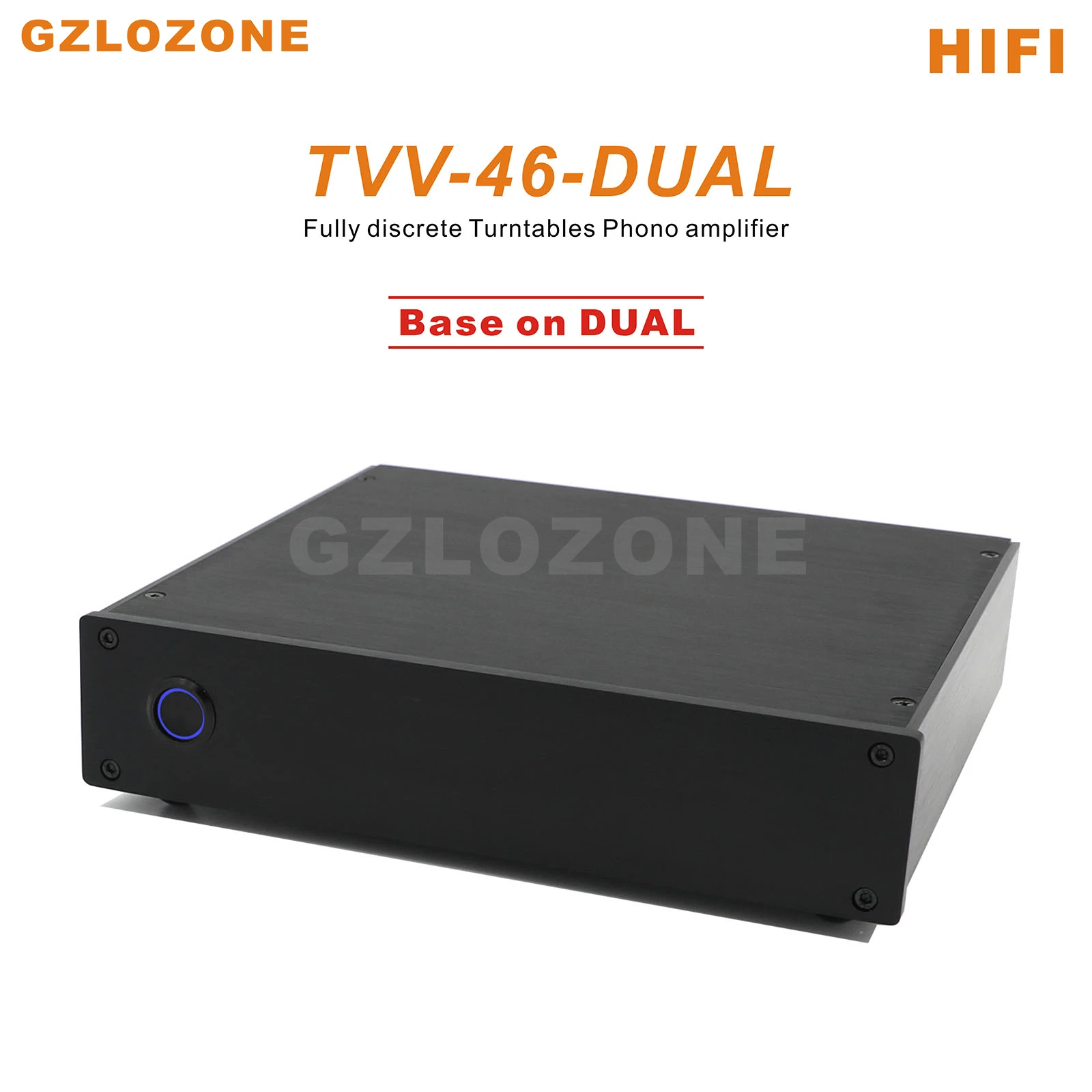 

TVV-46-DUAL HIFI Fully Discrete RIAA MM Turntables Phono Amplifier Base On DUAL TVV-46 Circuit