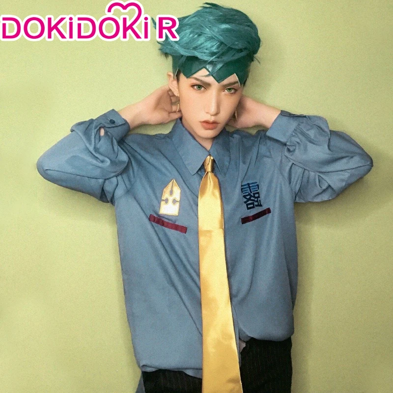 DokiDoki-R костюм для косплея аниме невероятные приключения Джоджо Рохана кишибе