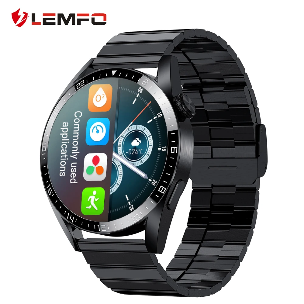 LEMFO I39 Смарт-часы Мужские Bluetooth-звонки Монитор сердечного ритма Управление