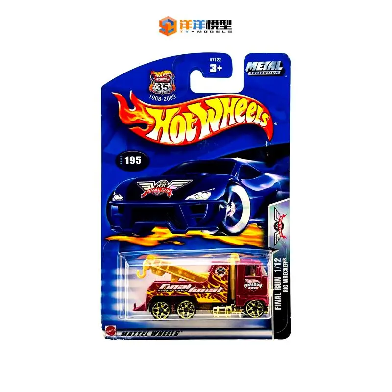 

Hot Wheels 1/64 final run 2003 rig wrec Collection of die cast alloy trolley model ornaments