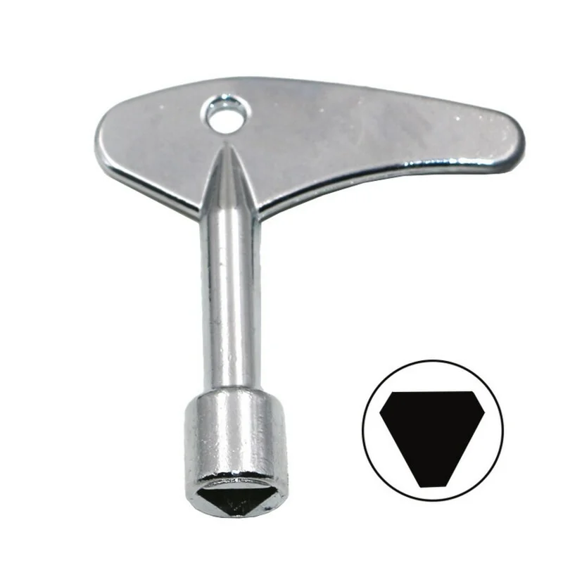 

1 шт. одинарный внутренний треугольный ключ лифта, высококачественный внутренний треугольный ключ, ключ для лифта, счетчик воды, клапан, ключ