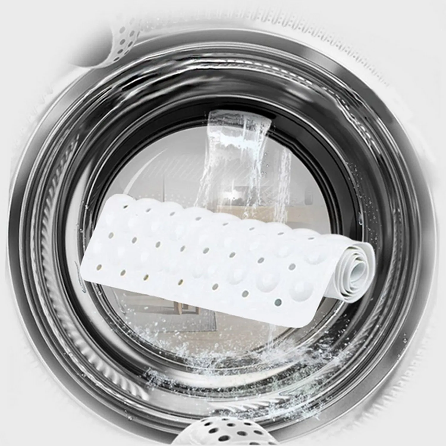 square non slip bath shower bathroom floor bathtub mat with suction cups for home hotels restaurants balcony 53x53cm free global shipping