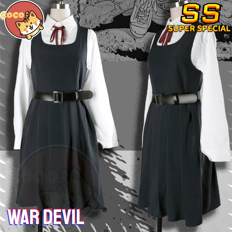 

CoCos-SS Anime Chainsaw Man War Devil Cosplay Costume Anime Cos Chainsaw Man Part II Cosplay Asa Mitaka Costume and Cosplay Wig