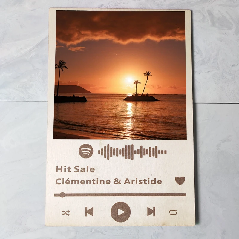

Акриловая музыкальная доска spotify, пользовательский код spotify, модный персонализированный альбом для фотографий, витрина, доска, Подарок на годовщину