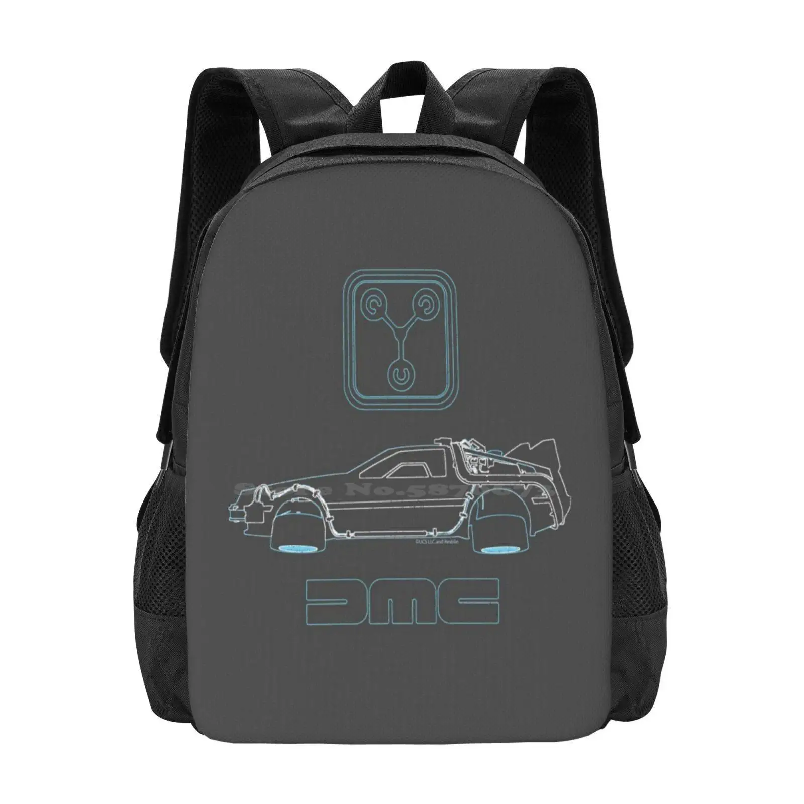 And Flux Capacitor-Back To The Future New Arrivals Unisex Bags Student Bag Backpack Back To The Future Backtothefuture Bttf