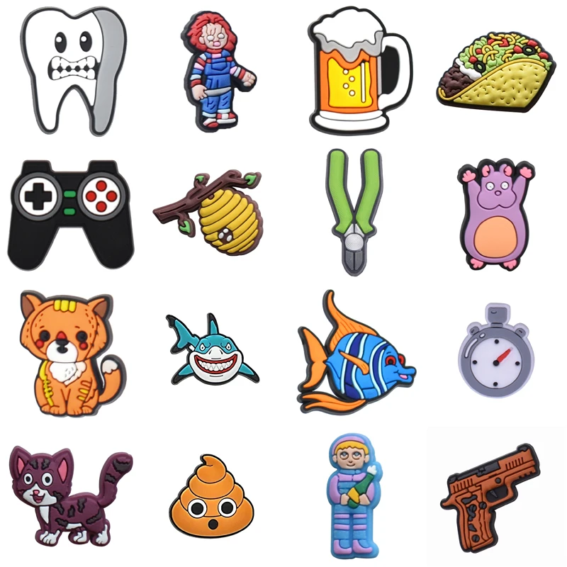 

Para Pins Set Jeans Shoes Accessories Boy Shoe Charms Girl Wholesale Bulk Decorations for Croc Men Kids Packs Women Charm Gifts