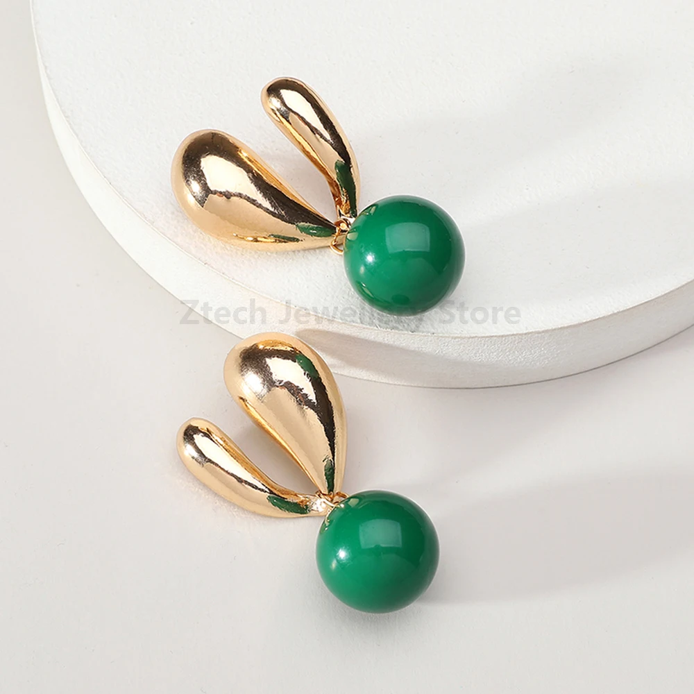 Элегантные Висячие Серьги Из Смолы Для Женщин Декор С Рогом Животного