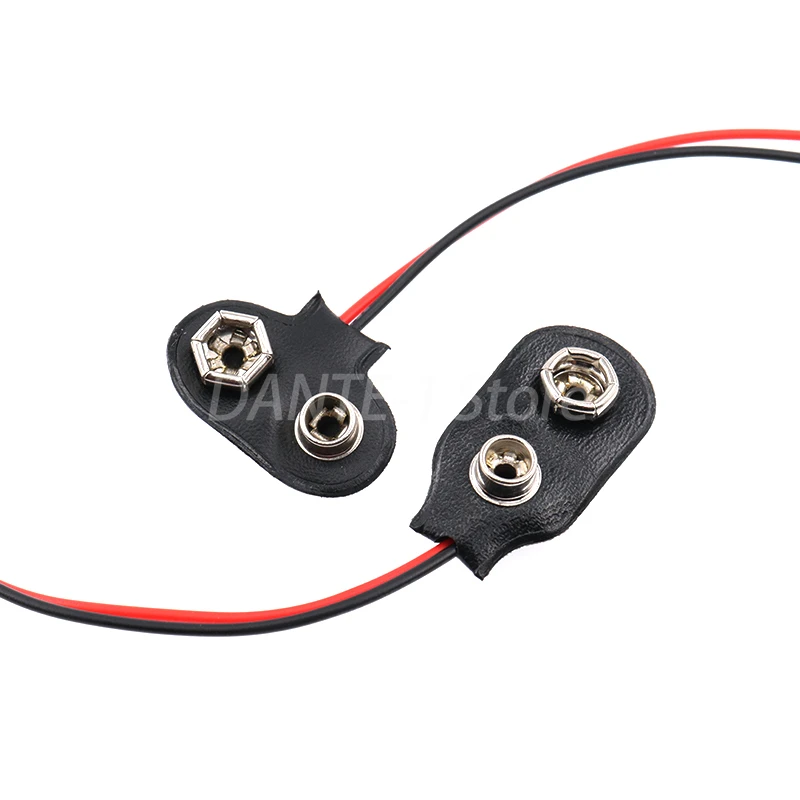 Пряжка для аккумулятора 9 В тип T I с вилкой питания постоянного тока 5 5-2 1 мм пряжка