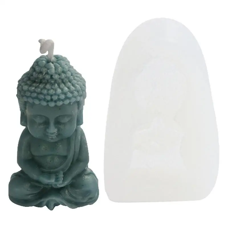 

Buddha Silicone Mold Buddha Handmade Mold DIY Craft Handmade Soaps Buddha Fondant Mold 3D Chinese Elements Buddha Molds For Clay